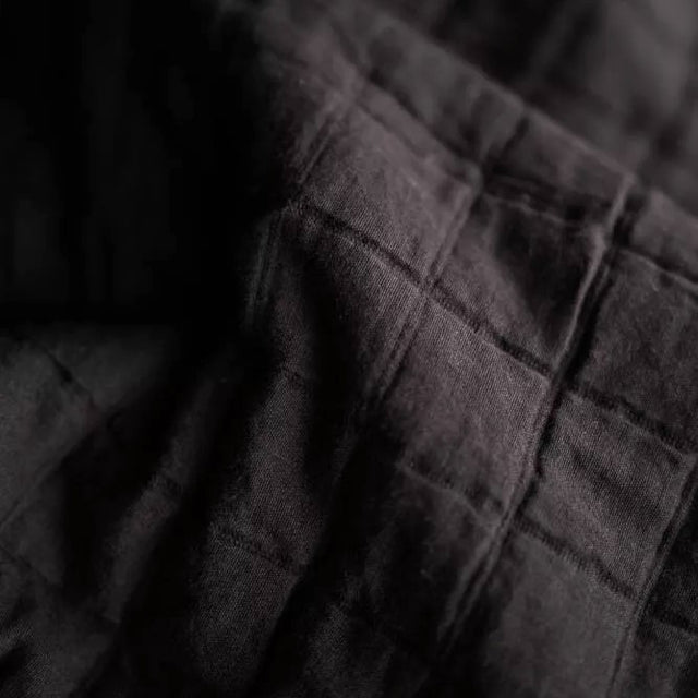 Merchant & Mills Cotton Jacquard Square - Lunar Black