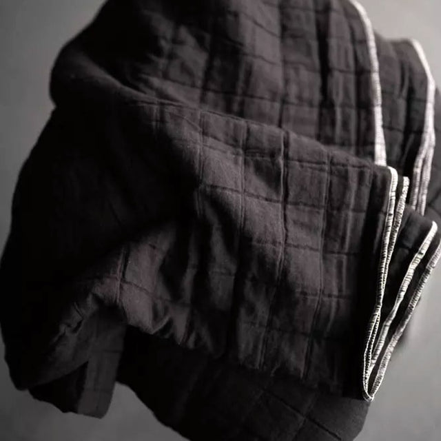 Merchant & Mills Cotton Jacquard Square - Lunar Black