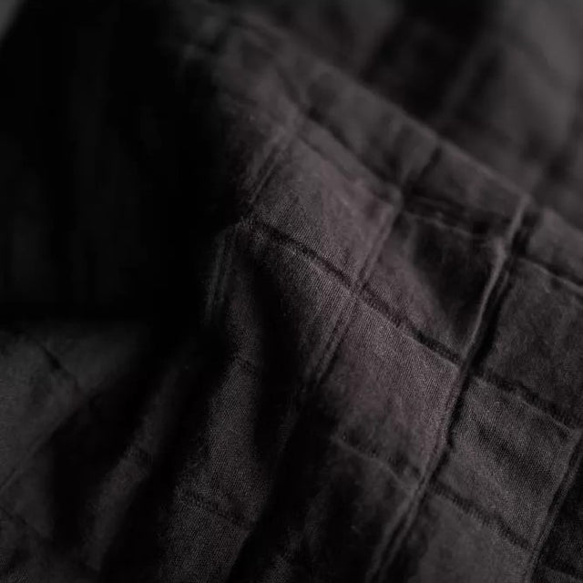 Merchant & Mills Cotton Jacquard Square - Lunar Black