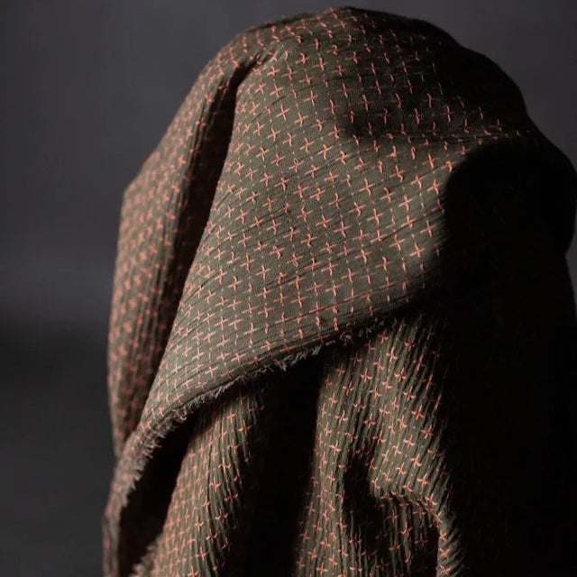 Merchant & Mills Indian Cotton - Mia Pink Cross Stitch