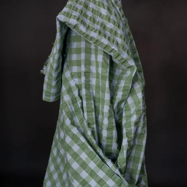 Merchant & Mills Organic Cotton Seersucker - Palm Sky