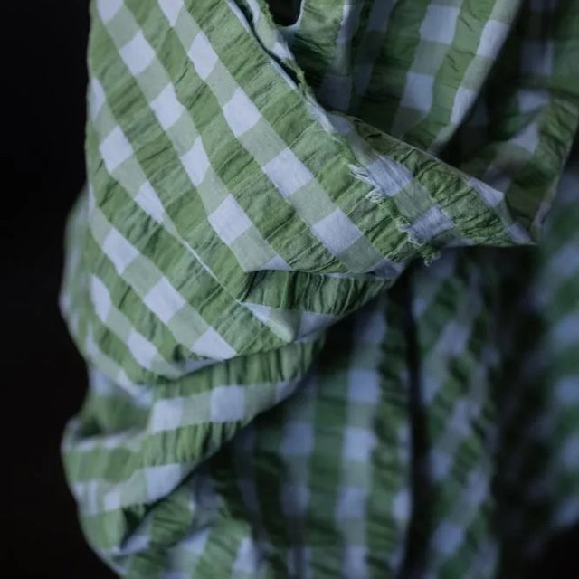 Merchant & Mills Organic Cotton Seersucker - Palm Sky