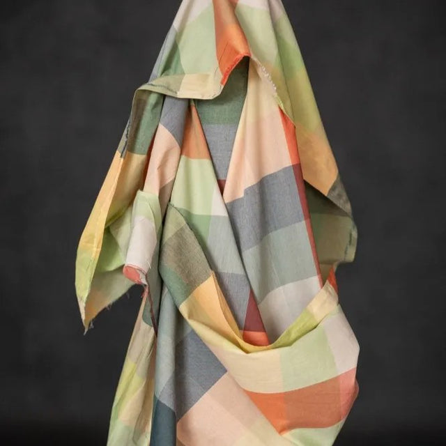 Merchant & Mills Organic Cotton - Pixel Watercolour Check