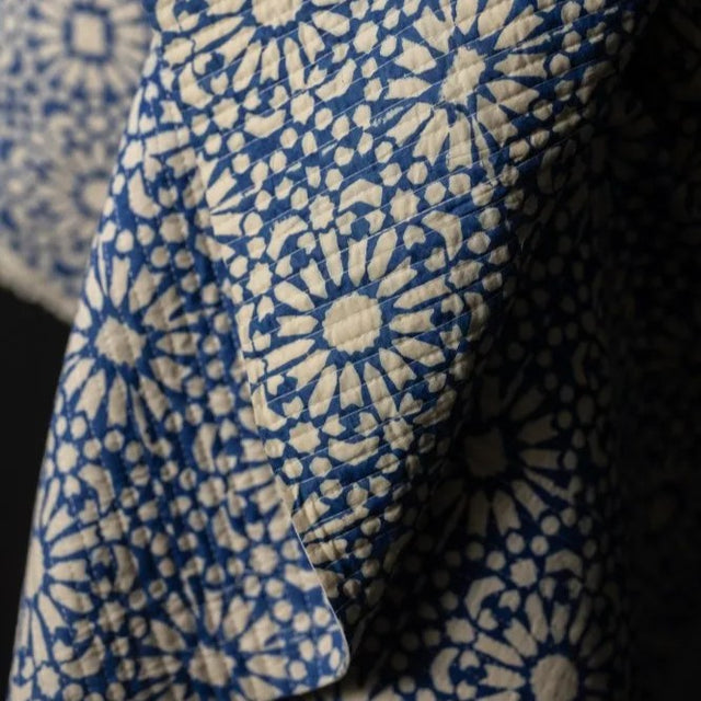 Merchant & Mills Quilted Indian Cotton - Papercut Blue