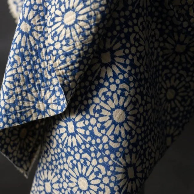 Merchant & Mills Quilted Indian Cotton - Papercut Blue