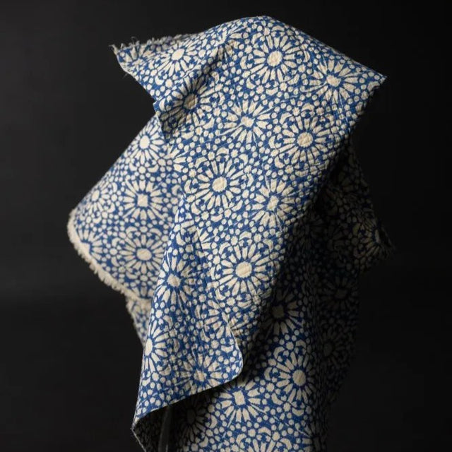 Merchant & Mills Quilted Indian Cotton - Papercut Blue