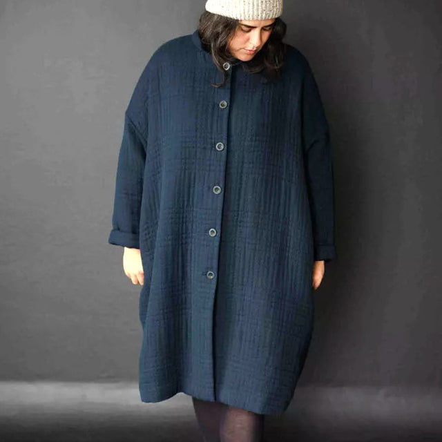 Merchant & Mills Cotton Jacquard - Soft Stitch Navy