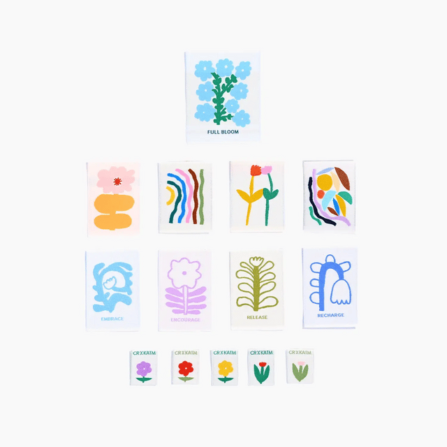 Kylie and the Machine Labels - FULL BLOOM | Claire Ritchie Collection