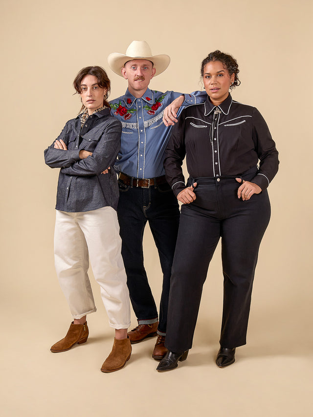 Cornelius Western Shirt - Closet Core Patterns PDF