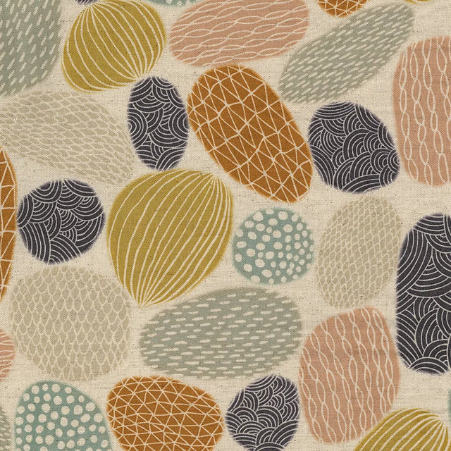 Bookhou Pathway Stones - Cotton + Linen Blend - Yellow