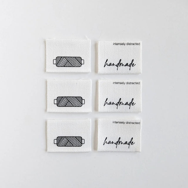 Intensely Distracted Labels - "Handmade/Thread"