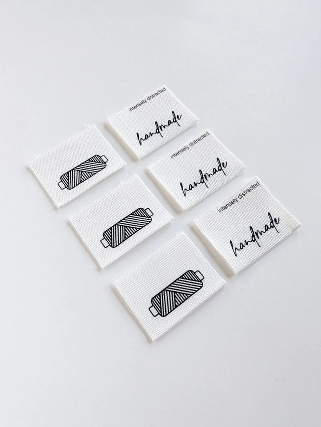 Intensely Distracted Labels - "Handmade/Thread"