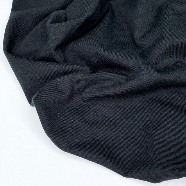 Cotton + Modal Jersey - Black
