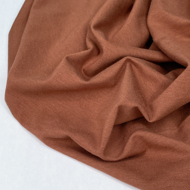 Cotton + Modal Jersey - Copper