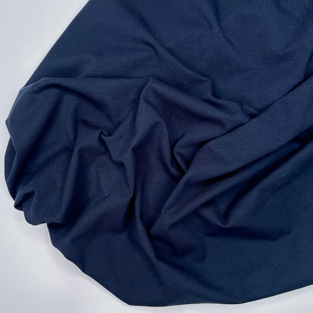 Cotton + Modal Jersey - Navy