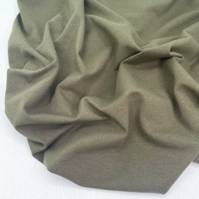 Cotton + Modal Jersey - Olive