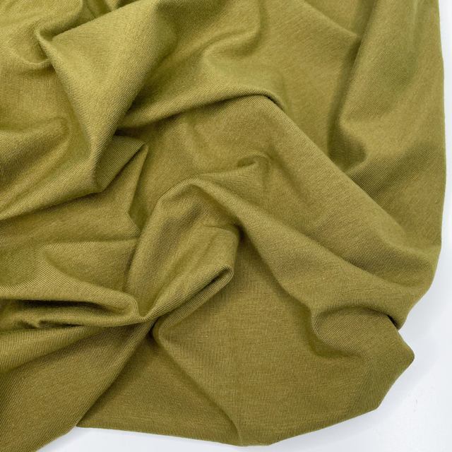 Cotton + Modal Jersey - Pesto