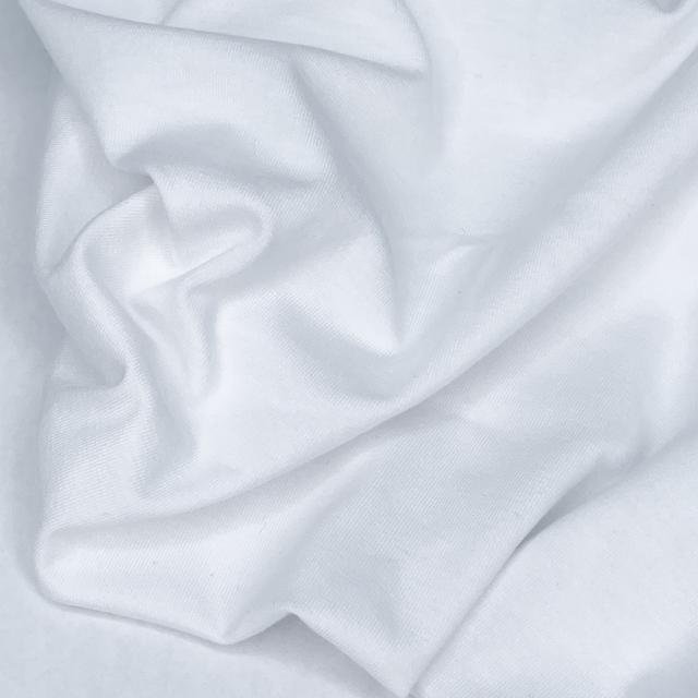Cotton + Modal Jersey - White