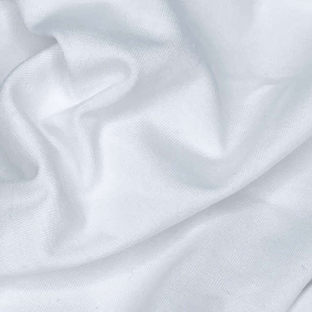 Cotton + Modal Jersey - White