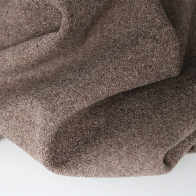 Italian Deadstock Wool Coating - Brown