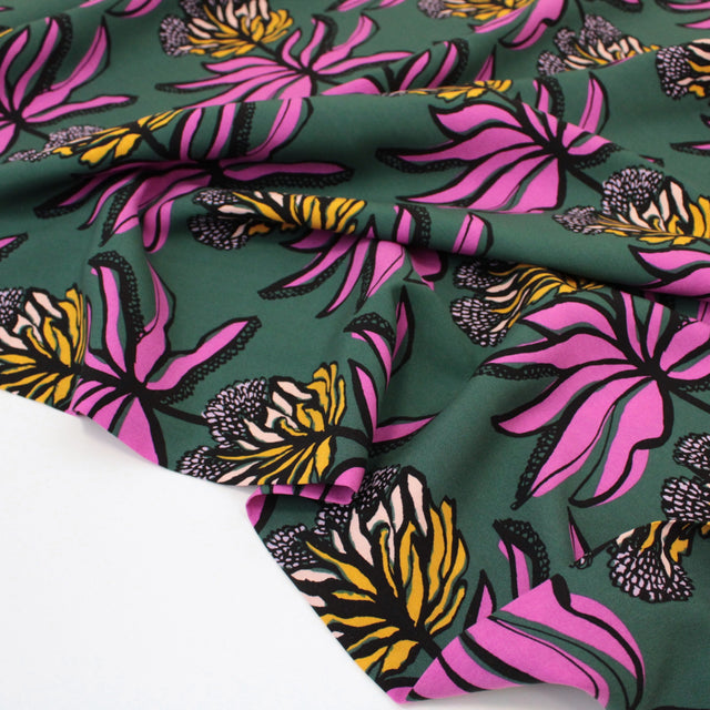 Bright Fuchsia Purple Solid Fabric Coordinate Fabric bytheartwerks