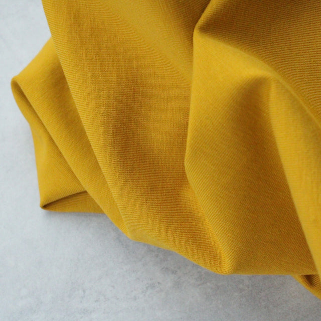 Organic Cotton Jersey - Mustard