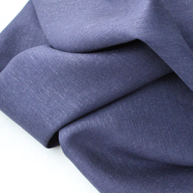 Linen Viscose Stretch - Marine