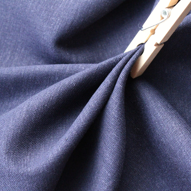 Linen Viscose Stretch - Marine