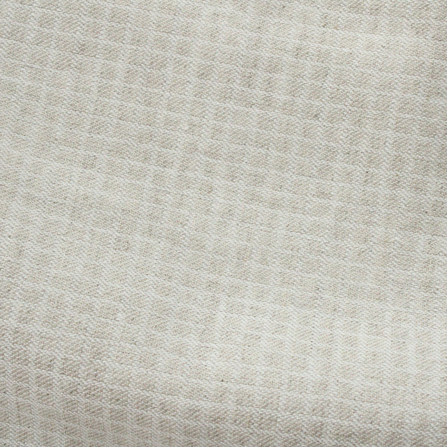 Yarn Dyed Linen + Cotton Blend - Oat Jacquard