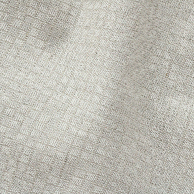 Yarn Dyed Linen + Cotton Blend - Oat Jacquard