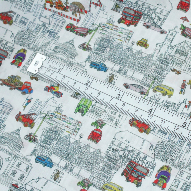 Liberty Fabrics Tana Lawn™ Organic Cotton - London's Calling by Brian Wildsmith