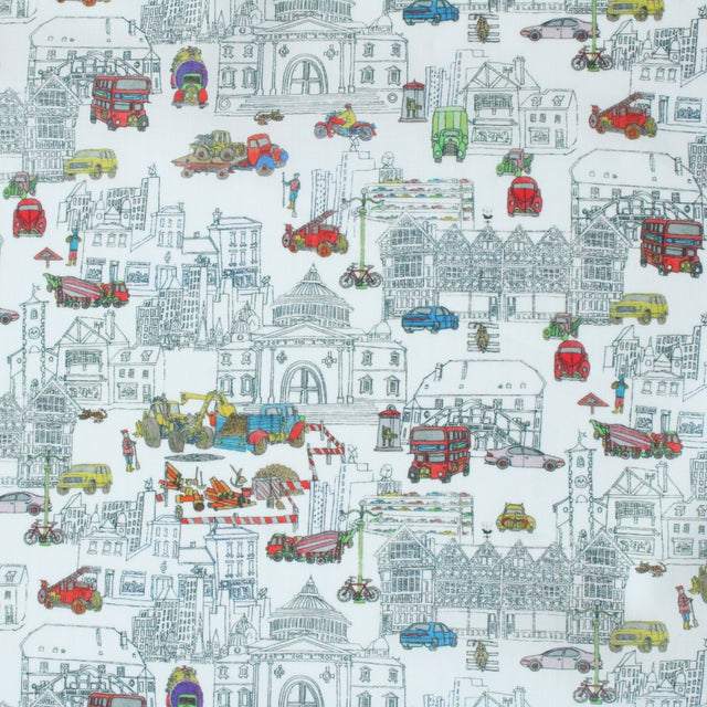 Liberty Fabrics Tana Lawn™ Organic Cotton - London's Calling by Brian Wildsmith