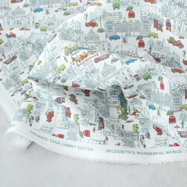 Liberty Fabrics Tana Lawn™ Organic Cotton - London's Calling by Brian Wildsmith