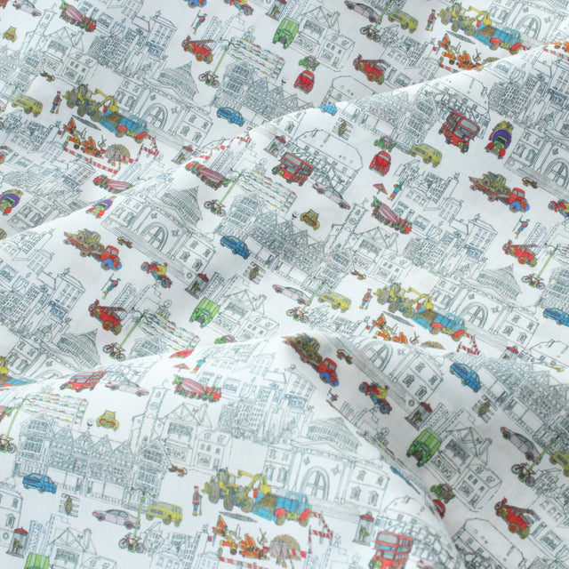 Liberty Fabrics Tana Lawn™ Organic Cotton - London's Calling by Brian Wildsmith