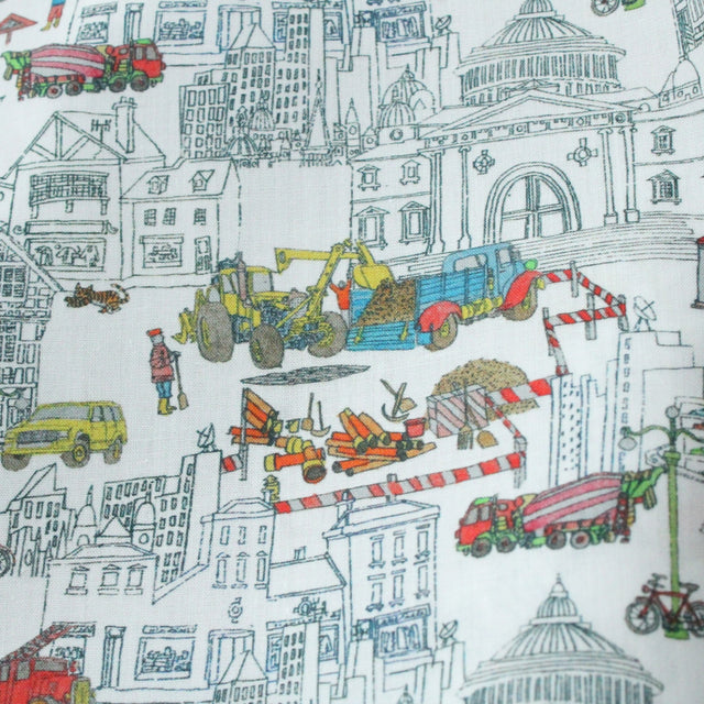 Liberty Fabrics Tana Lawn™ Organic Cotton - London's Calling by Brian Wildsmith