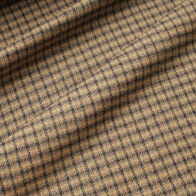 Italian Deadstock Wool - Brown Plaid