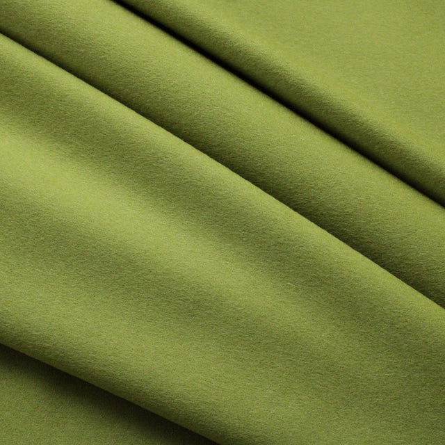 100% Wool Coating - Lime