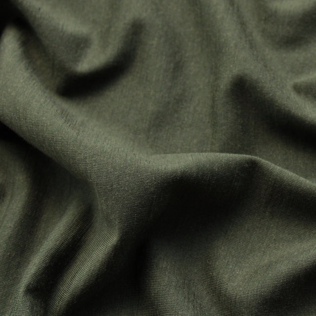 Merino Wool Jersey - Dark Moss