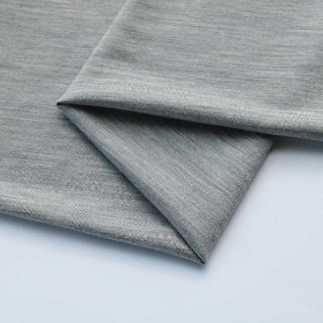 Merino Wool Jersey - Grey Marle