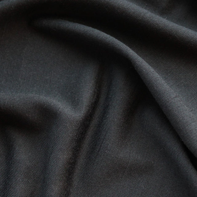 Merino Wool Jersey - Black