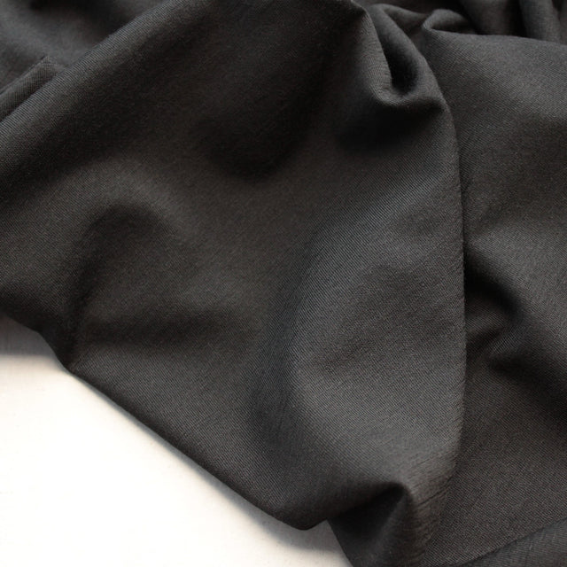 Merino Wool Jersey - Black