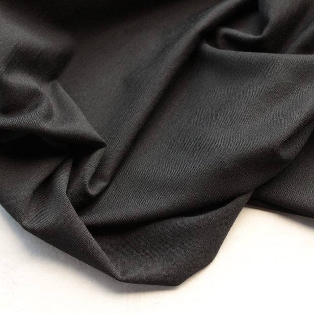 Merino Wool Jersey - Black