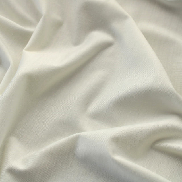 Merino + Tencel Blend Wool Stretch Jersey - Cream