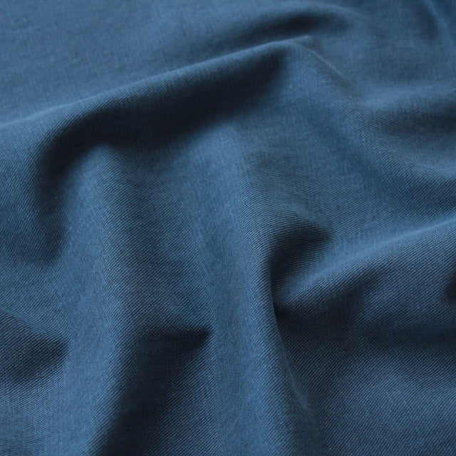 Cotton + TENCEL™ Blend Twill - Dark Blue