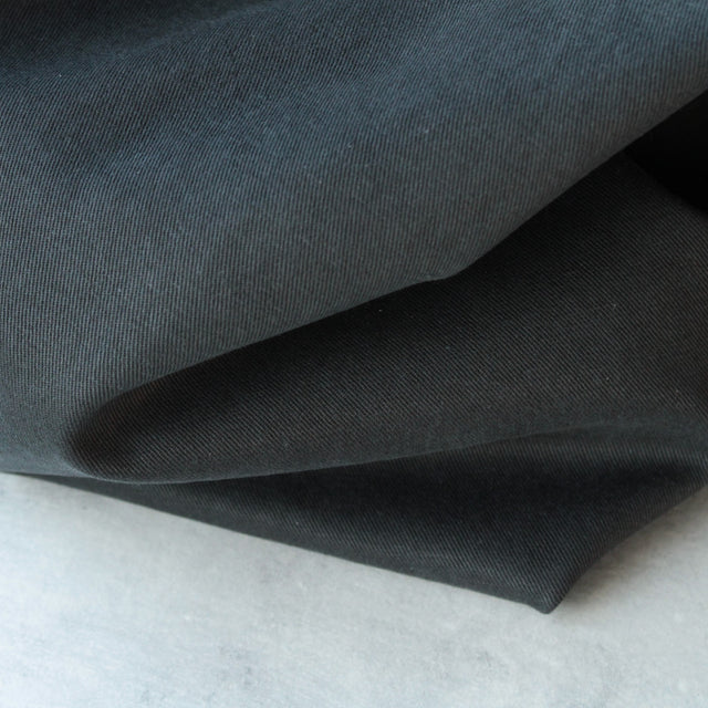 Cotton + TENCEL™ Blend Twill - Black