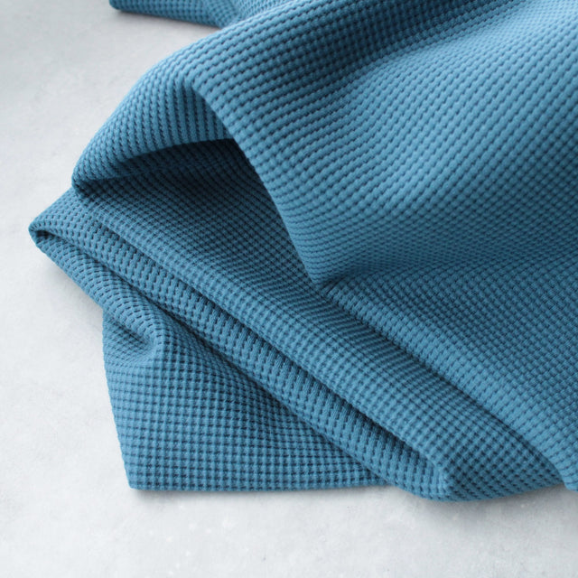 Organic Cotton Waffle Knit - Jeans