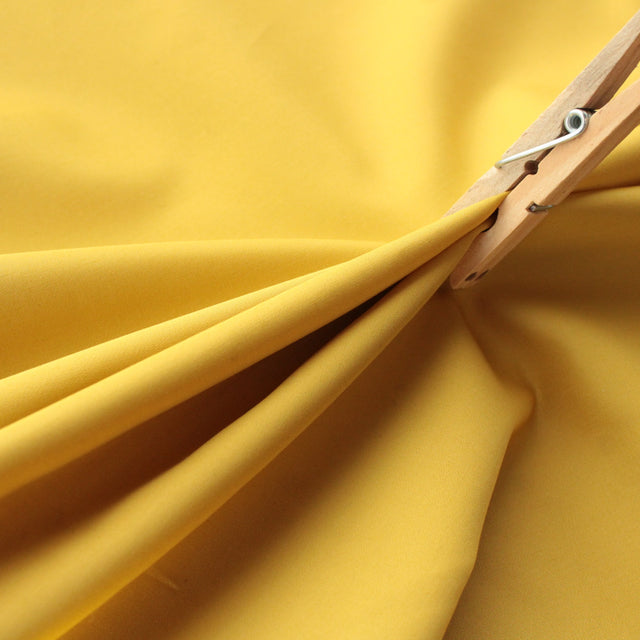Fine Twill Cotton Shirting - Ochre