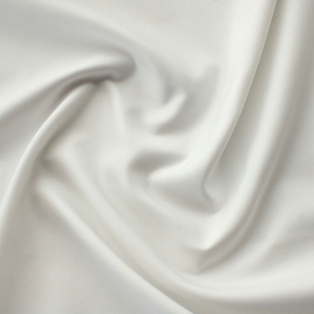 Fine Twill Cotton Shirting - White