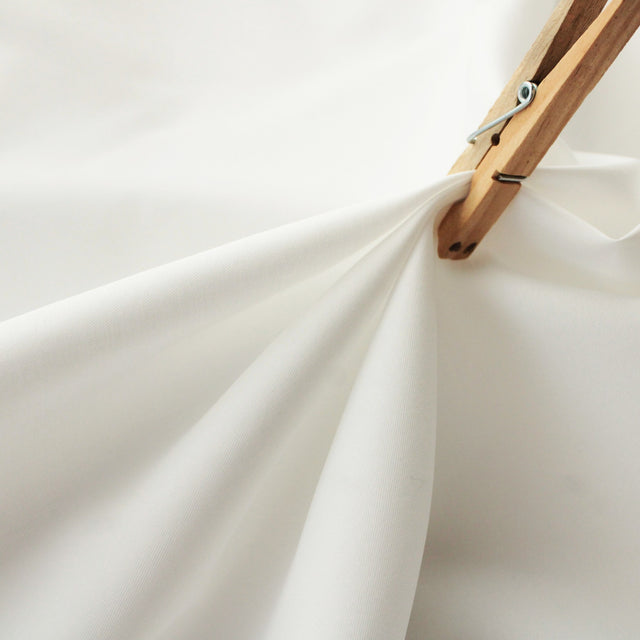 Fine Twill Cotton Shirting - White