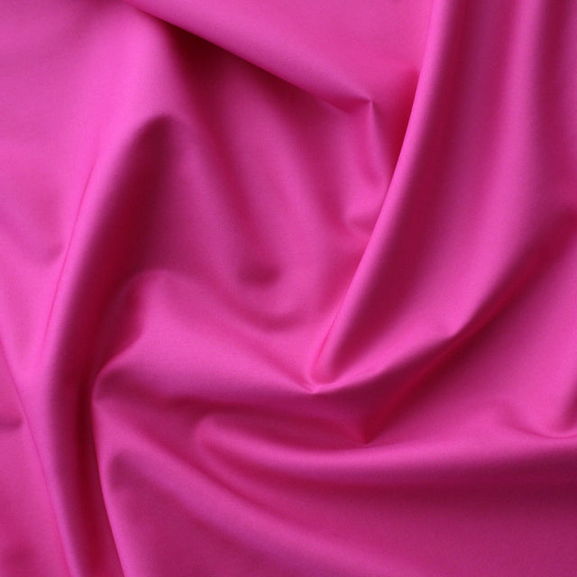 Fine Twill Cotton Shirting - Hot Pink